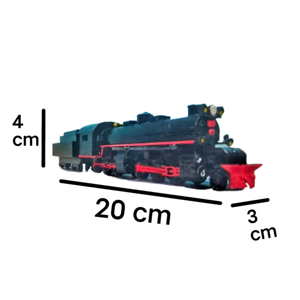 miniatur Lokomotif uap CC 50