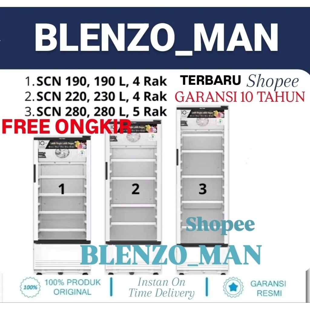 SHOWCASE POLYTRON 5 RAK 280 LITER