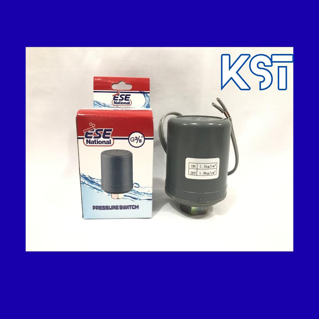 OTOMATIS POMPA AIR 3/8" BODY PLASTIK-PRESSURE SWITC POMPA AIR/ NATIONAL  ESE