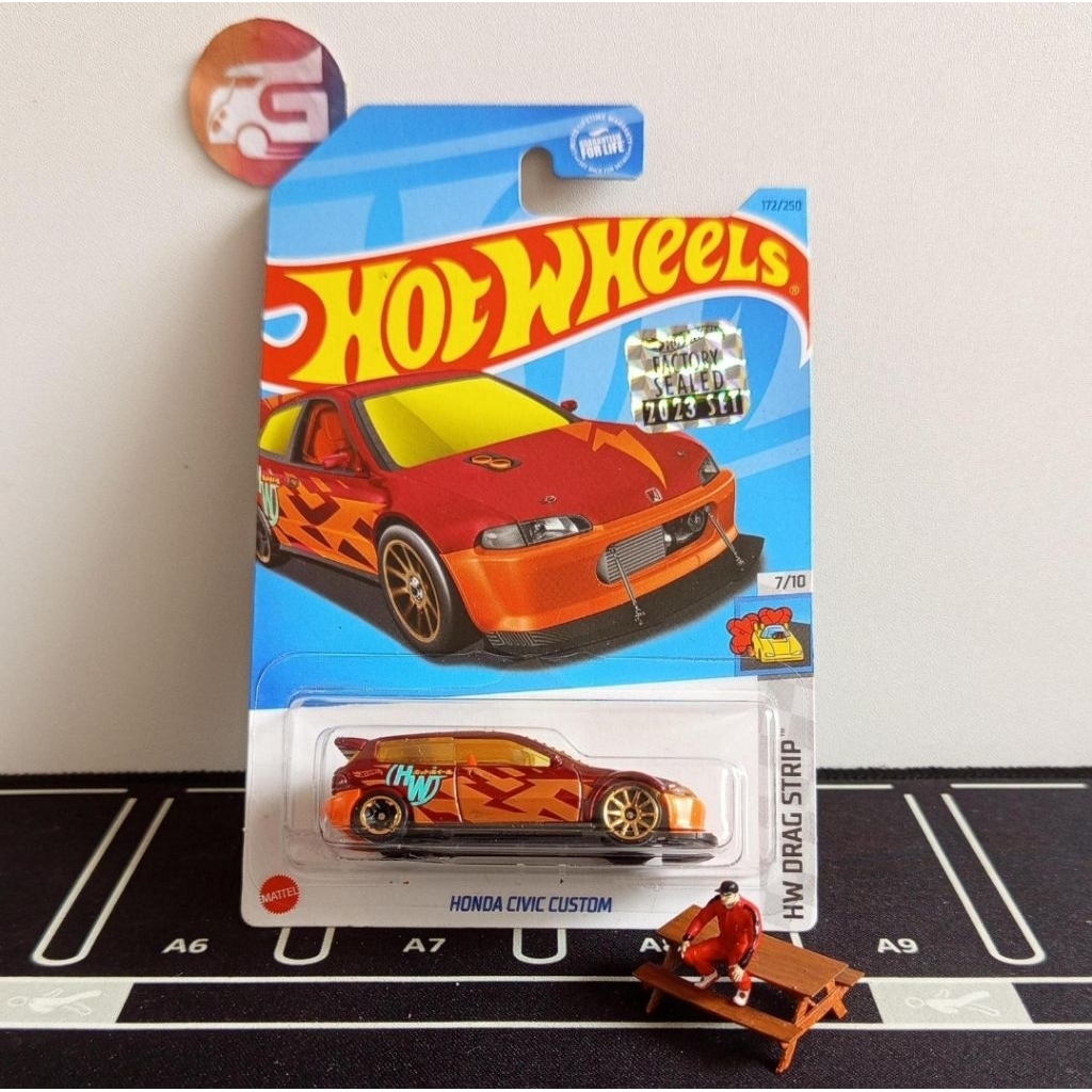 Hot Wheels Honda Civic Custom Kroger Exclusive Factory Sealed 2023 (VHTF) - Hotwheels