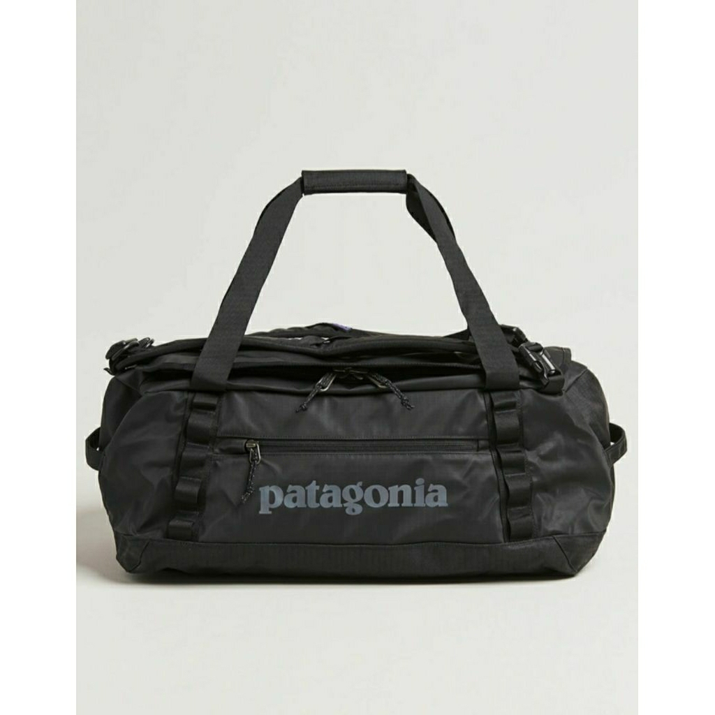 PATAGONIA DUFFEL BLACK HOLE 60L BLACK TAS TRAVELING HIKING TREKKING ORIGINAL