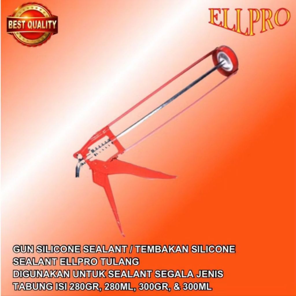 Silikon Gun/Gun Silicone Sealant/Tembakan Silikon ELLPRO