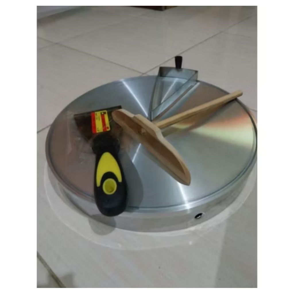 Loyang crepes/wajan crepes ukuran 30cm komplit