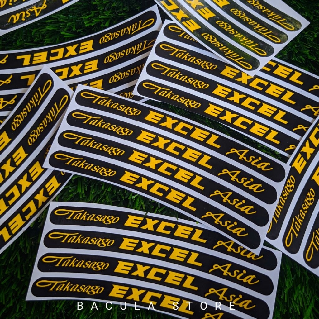 Stiker Velg TK Racing