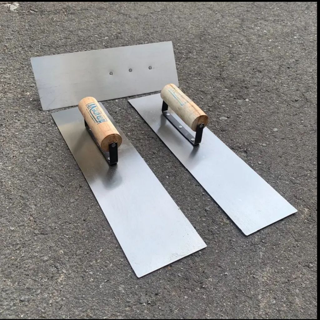 Roskam acian plasteran baja galur 38cm alat perbaikan rumah