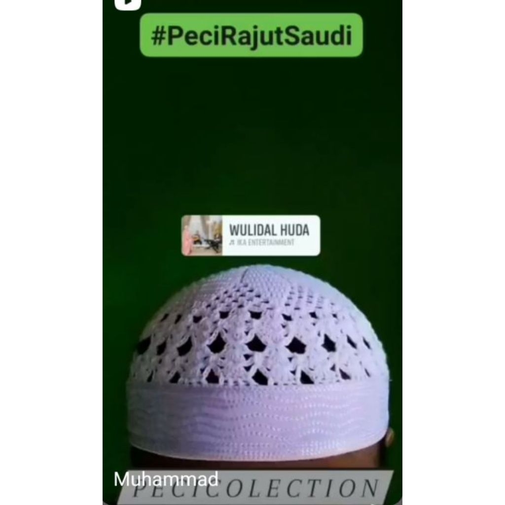 PECICOLECTION Peci Rajut Bangladesh  / Kopyah rajut Bangladesh kualitas super /PECI TAHFIDZ terbaik/