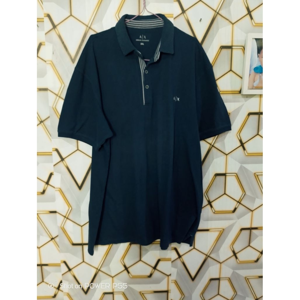 kaos polo armani exchange original