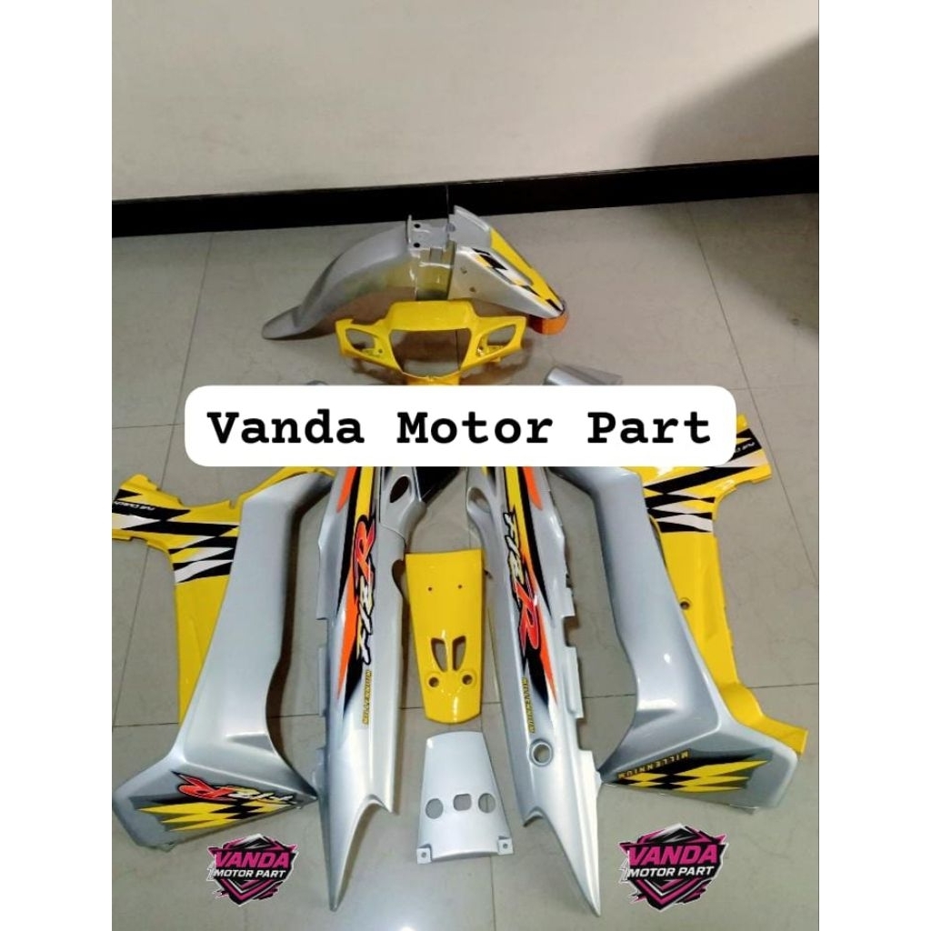 Body Set Fiz R Milenium Kuning Silver Body Halus Fulset FIZ R Milenium Kuning