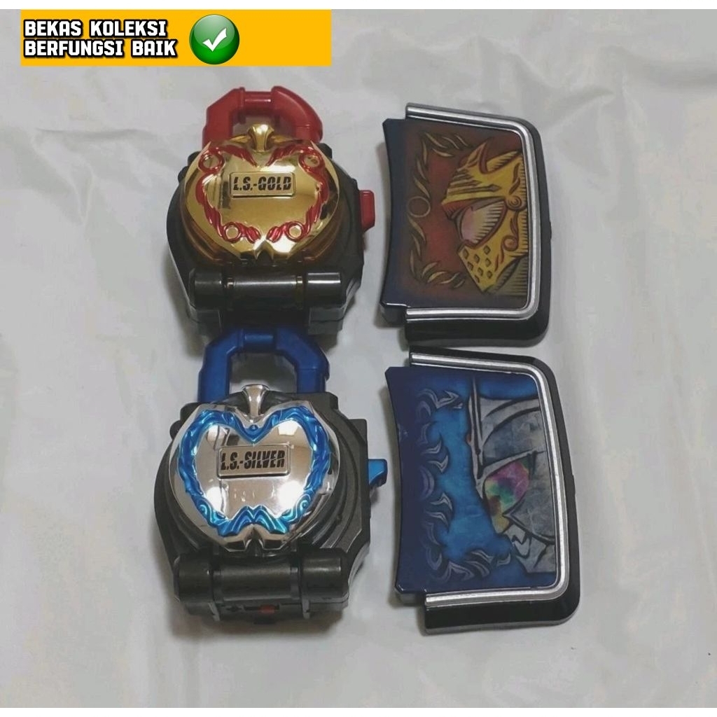 Dx Kamen Rider Gaim Gold Silver Lockseed