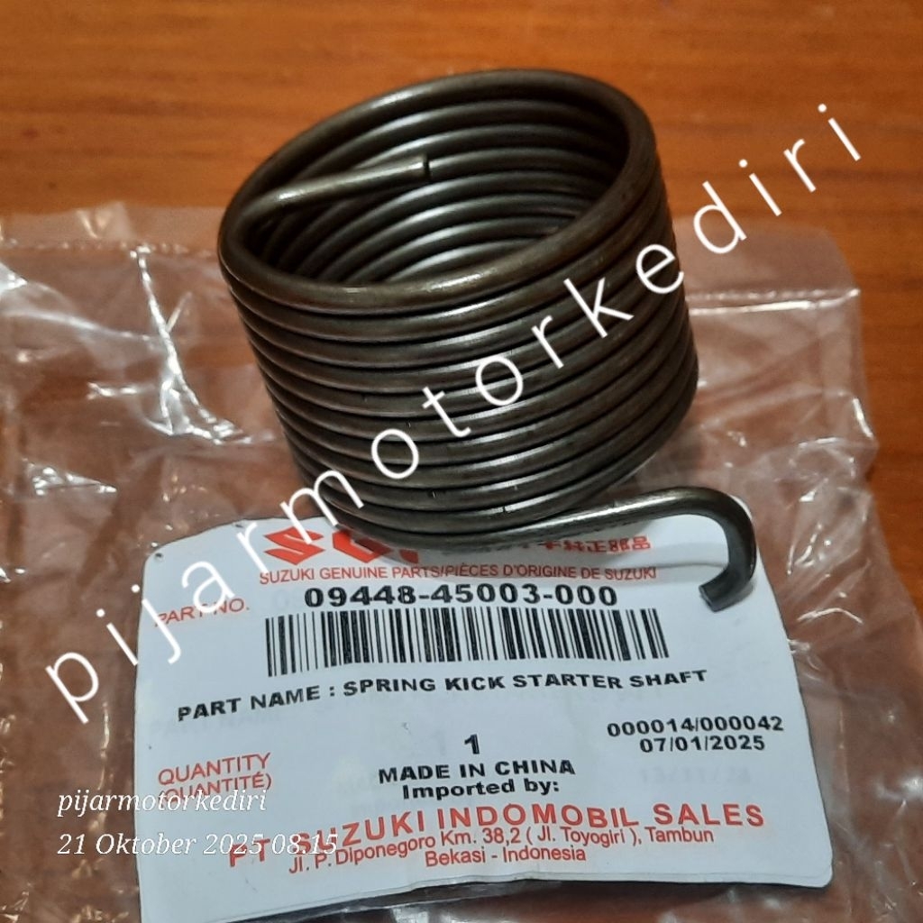 Spring Kick Starter Shaft Per Balik As Kick Stater Suzuki Thunder 125