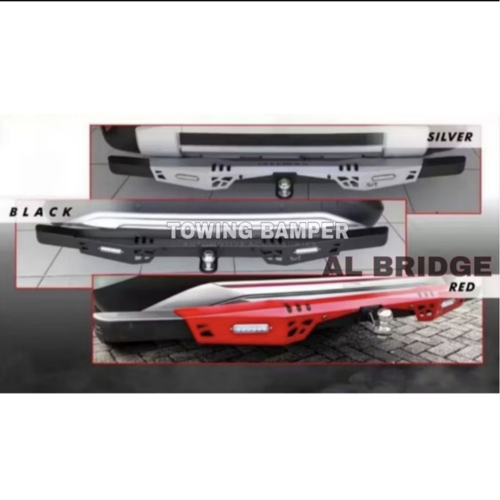 BAMPER TOWING BELAKANG KOMLIT+COVER /AVANZA/SIGRA/PAJERO/FORTUNER/INOVA