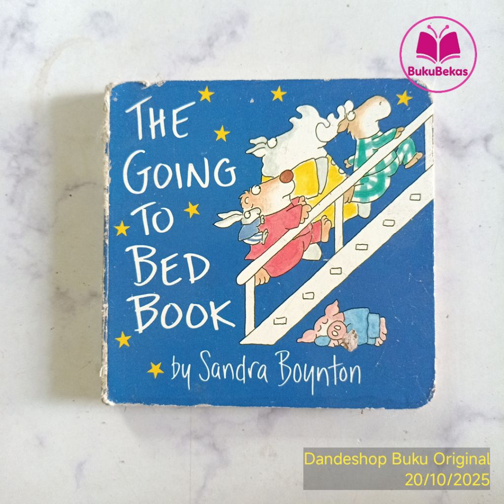 The Going To Bed Book by Sandra Boynton - Buku Anak Bekas Preloved BOARDBOOK