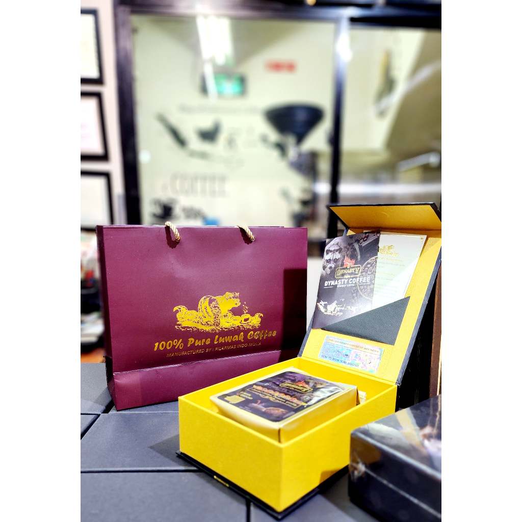 KOPI LUWAK DYNASTY COFFEE 250 Gr GIFT BOX