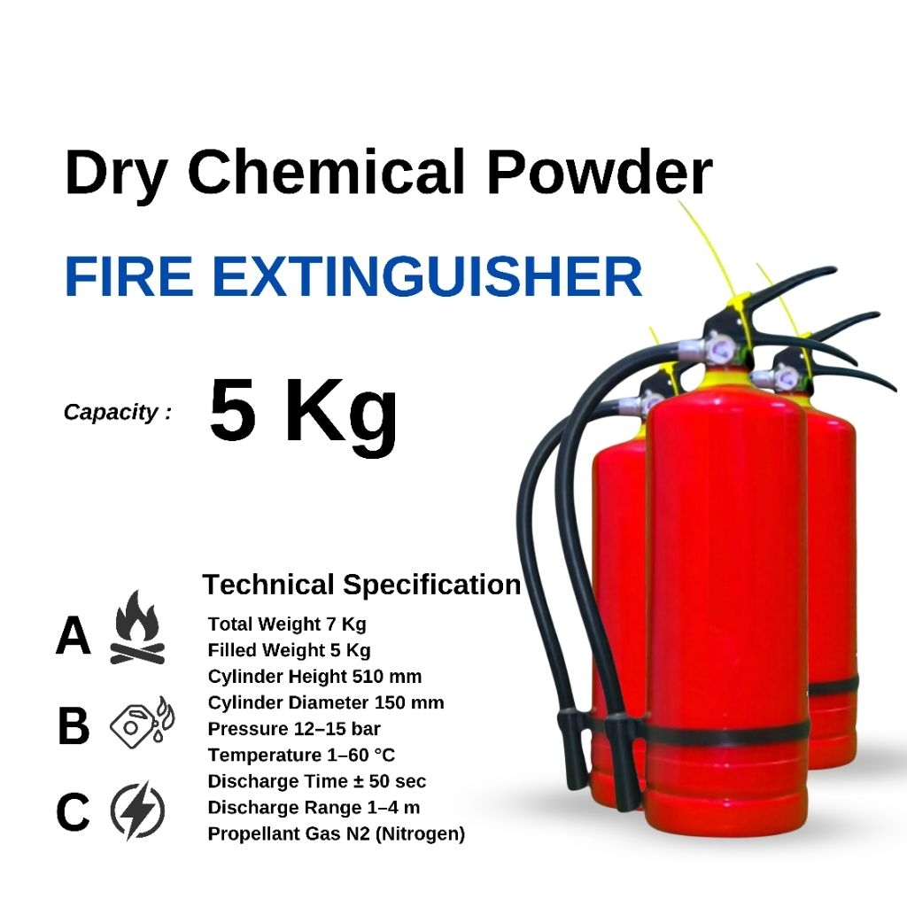 Apar 5Kg Powder / Set Komplit