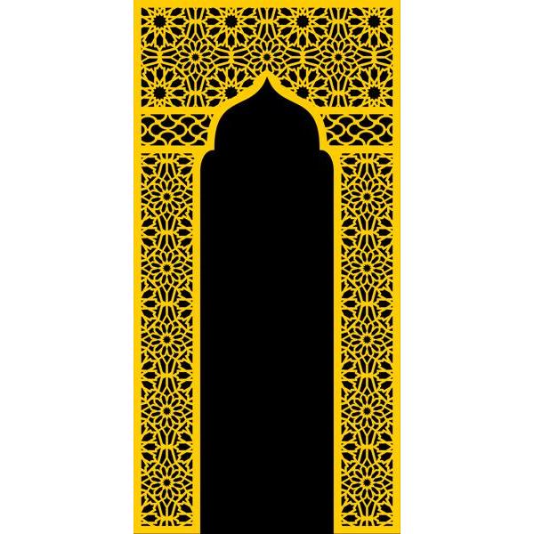 Hiasan Dinding Mihrab PVC Board  5mm 120x240 CM