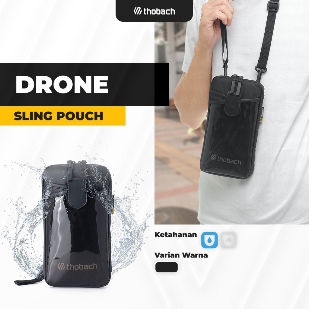 THOBACH-SLING PHONE WATERPROOF DRONE SLING POUCH PRIA WANITA MULTIFUNGSI
