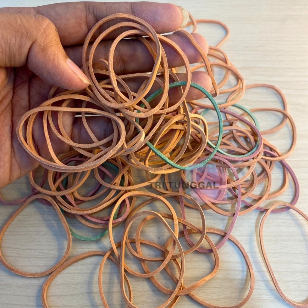 KARET GELANG 50 gram 100gram Rubber Pembungkus Pengikat Serbaguna Multifungsi Multiguna Bungkus Bung