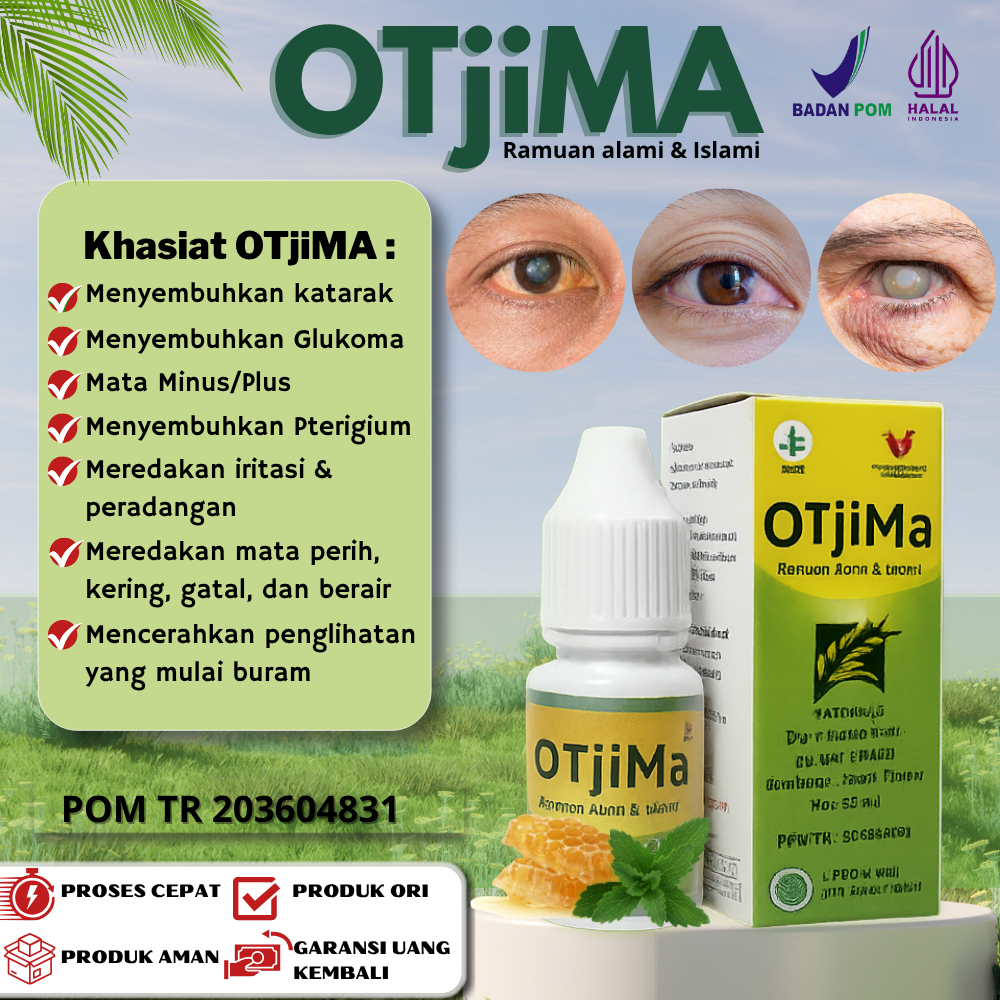 Obat Tetes Mata OTJIMA Herbal BPOM – Ampuh untuk Katarak, Pterigium, dan Mata Kuning