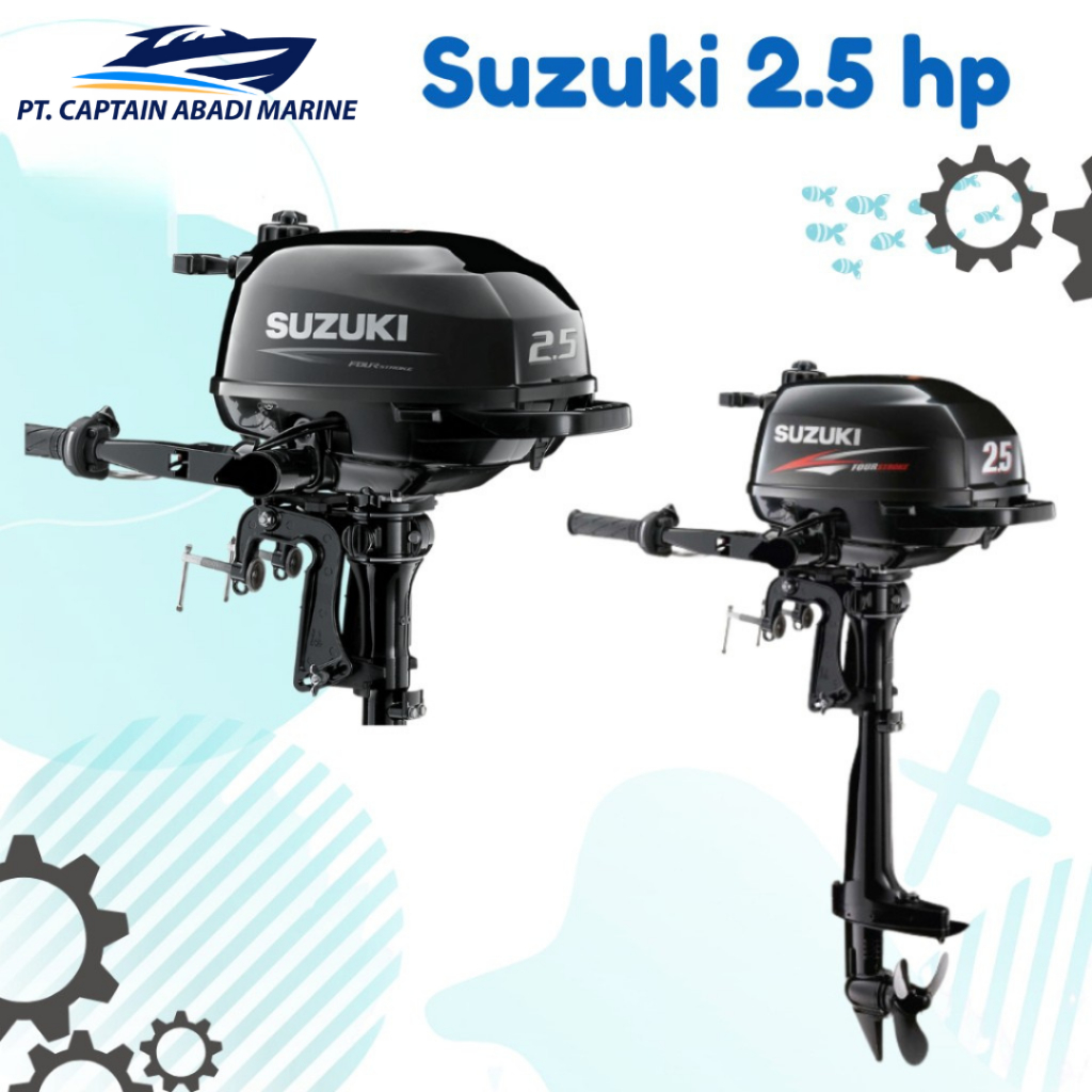 Mesin Tempel Perahu Mesin Kapal 2.5pk Suzuki Engine OBM