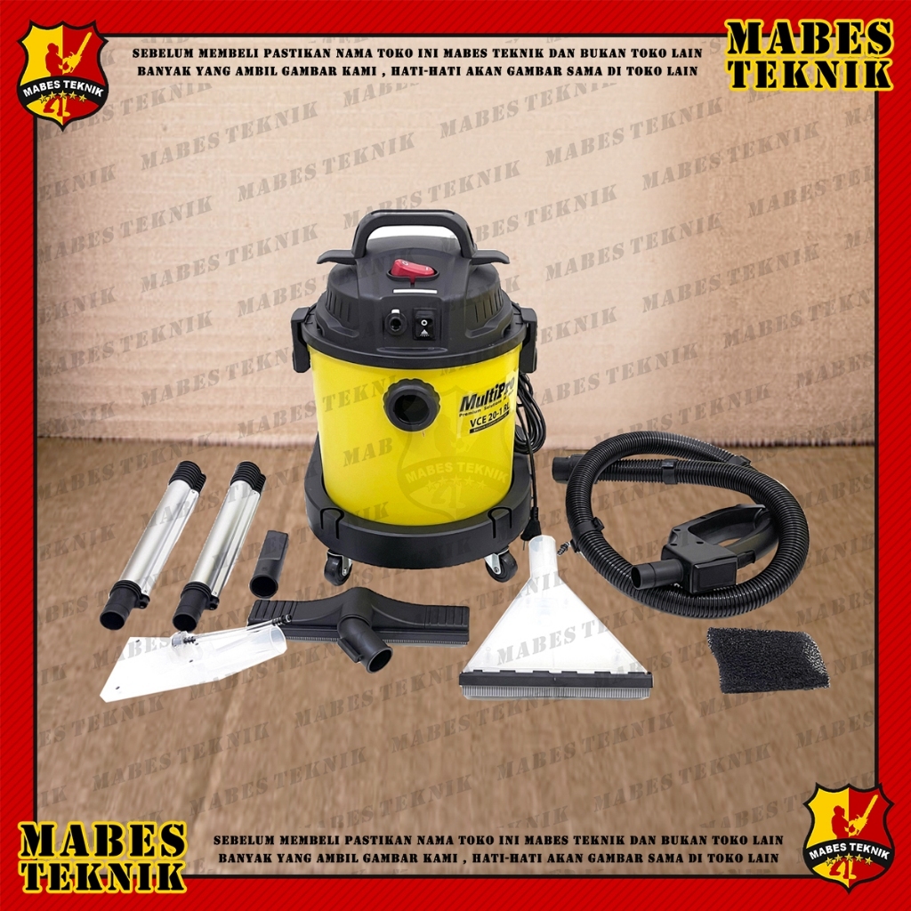 MULTIPRO VCE 20-1 RL MESIN SEDOT VAKUM CLEANER - KERING & BASAH EKSTRAKTOR - VCE 20 RL