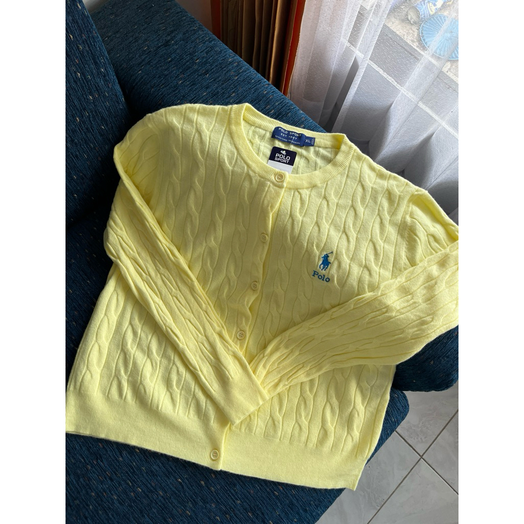 Cardigan Polo Original Kuning