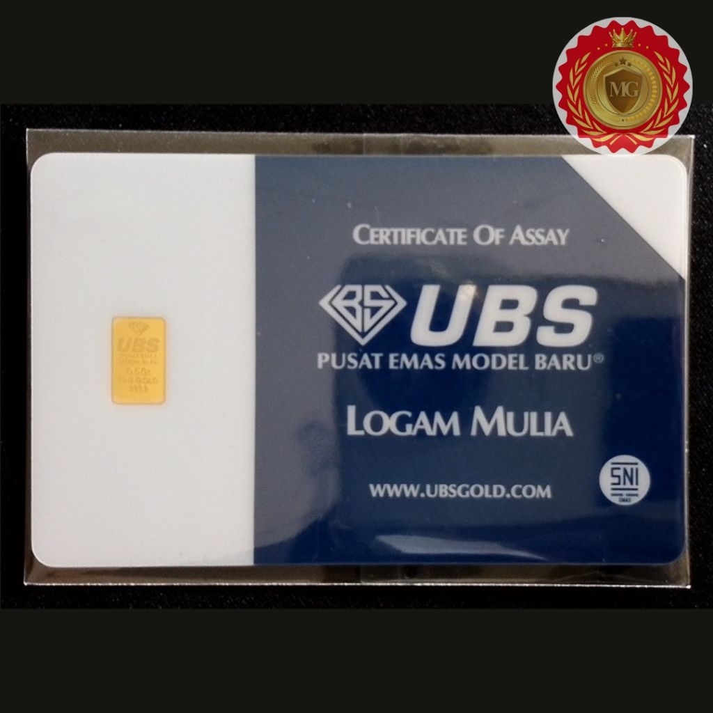 emas logam mulia UBS 0,5gr setengah gram QR