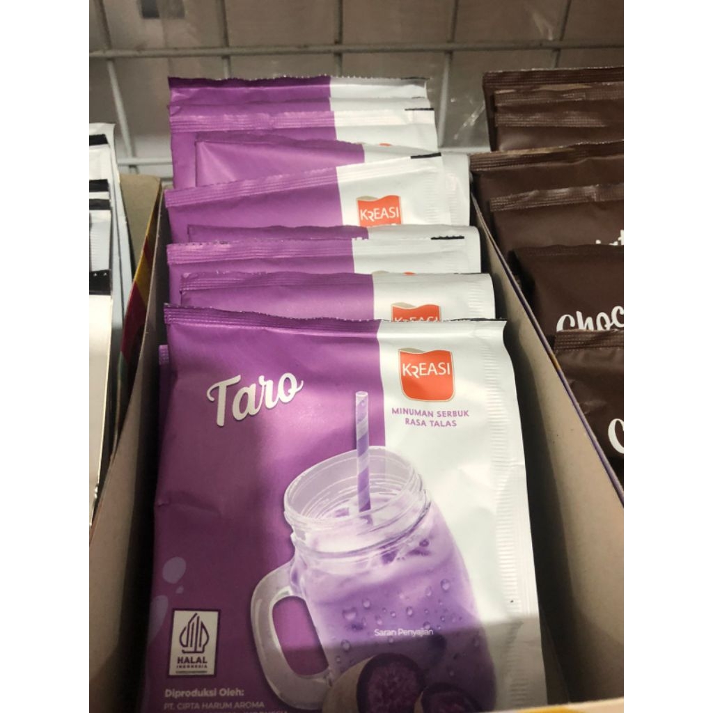 Kreasi Bubuk Taro 1 Sachet 30 Gr / Minuman bubuk Rasa taro