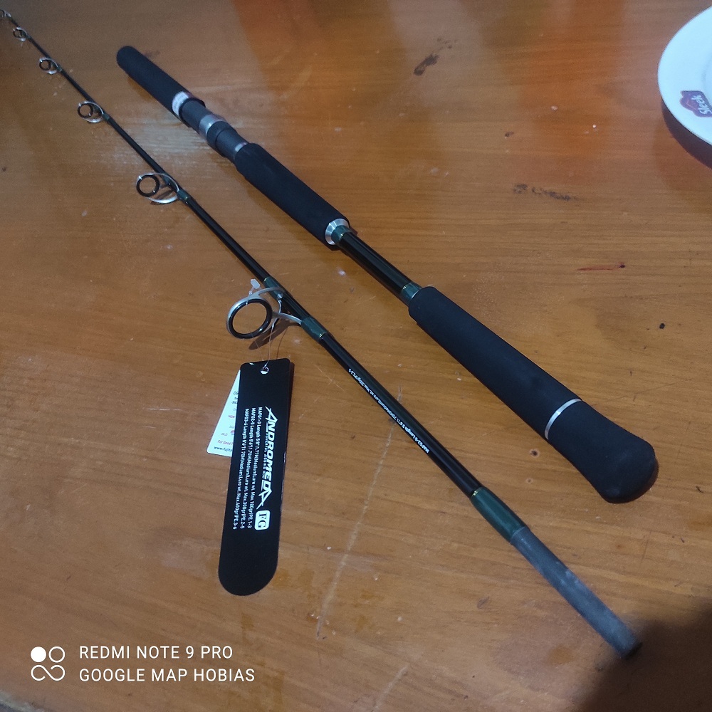 Joran pancing Jigging Kuat Carbon FUJI Maguro Andromeda FG 177