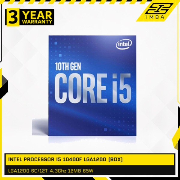 I5 10400F 6 Core 2.9Ghz LGA 1200 - i5-10400F