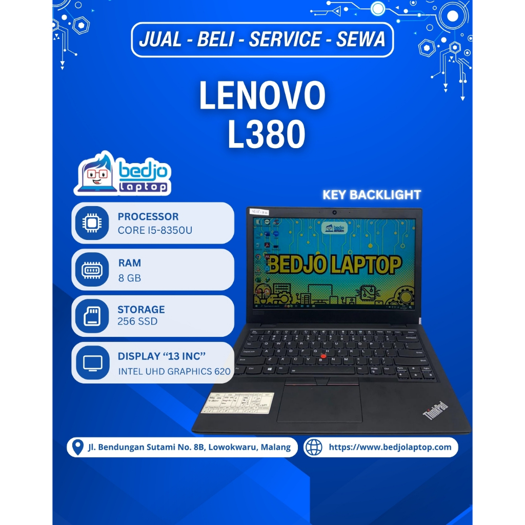LAPTOP LENOVO L380 TERNGEBUT, LENOVO THINKPAD L380 I5