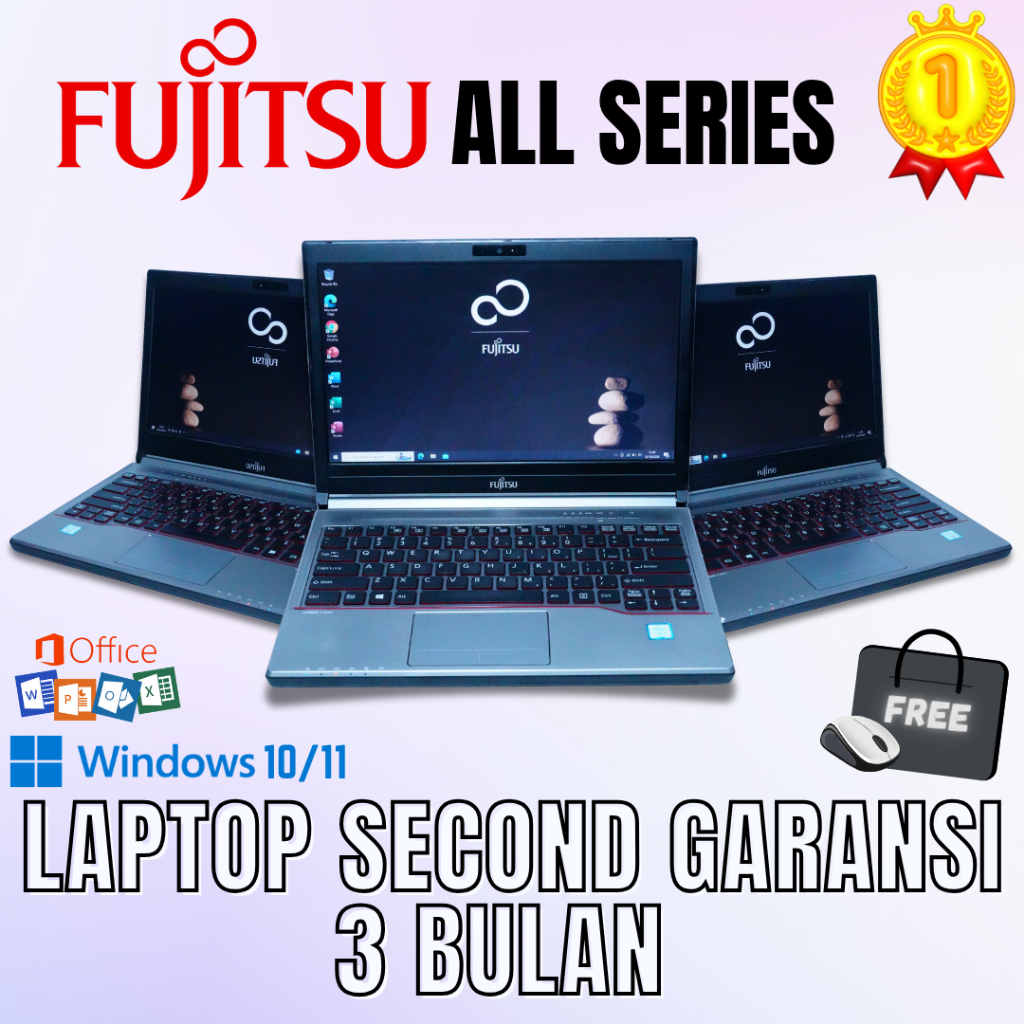 Laptop Fujitsu Series Core i7 / i5 / i3