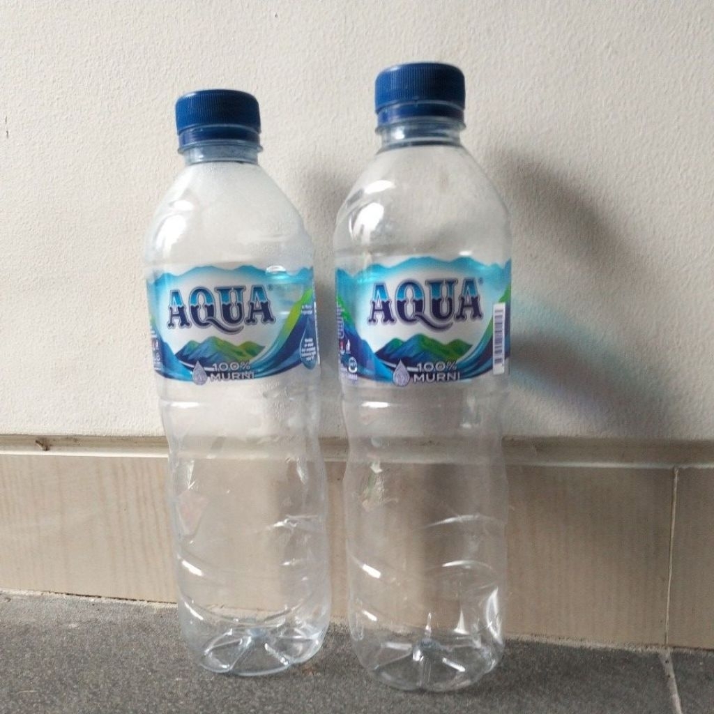 Botol bekas aqua le mineral aquaviva