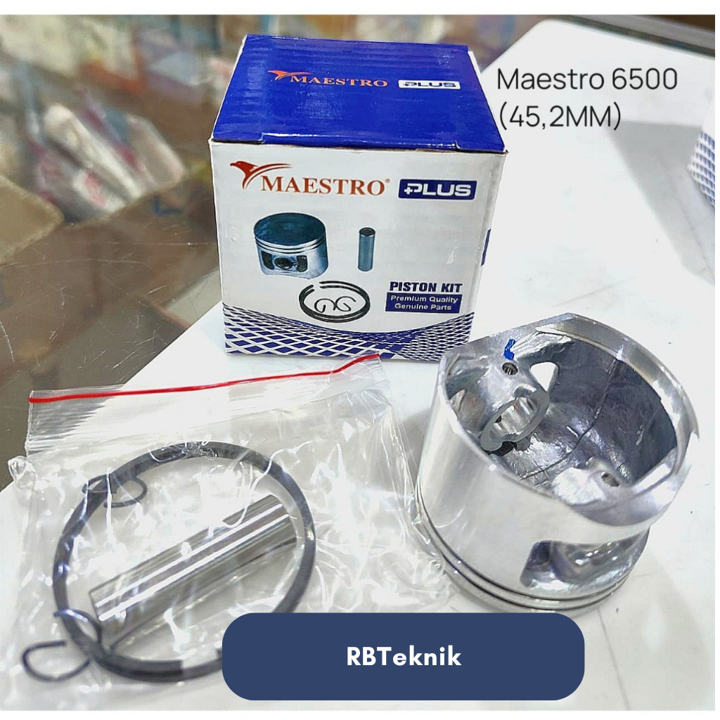 Piston Assy 6500L Maestro Piston Kit Maestro 6500L - Piston Set + Ring 6500 Maestro