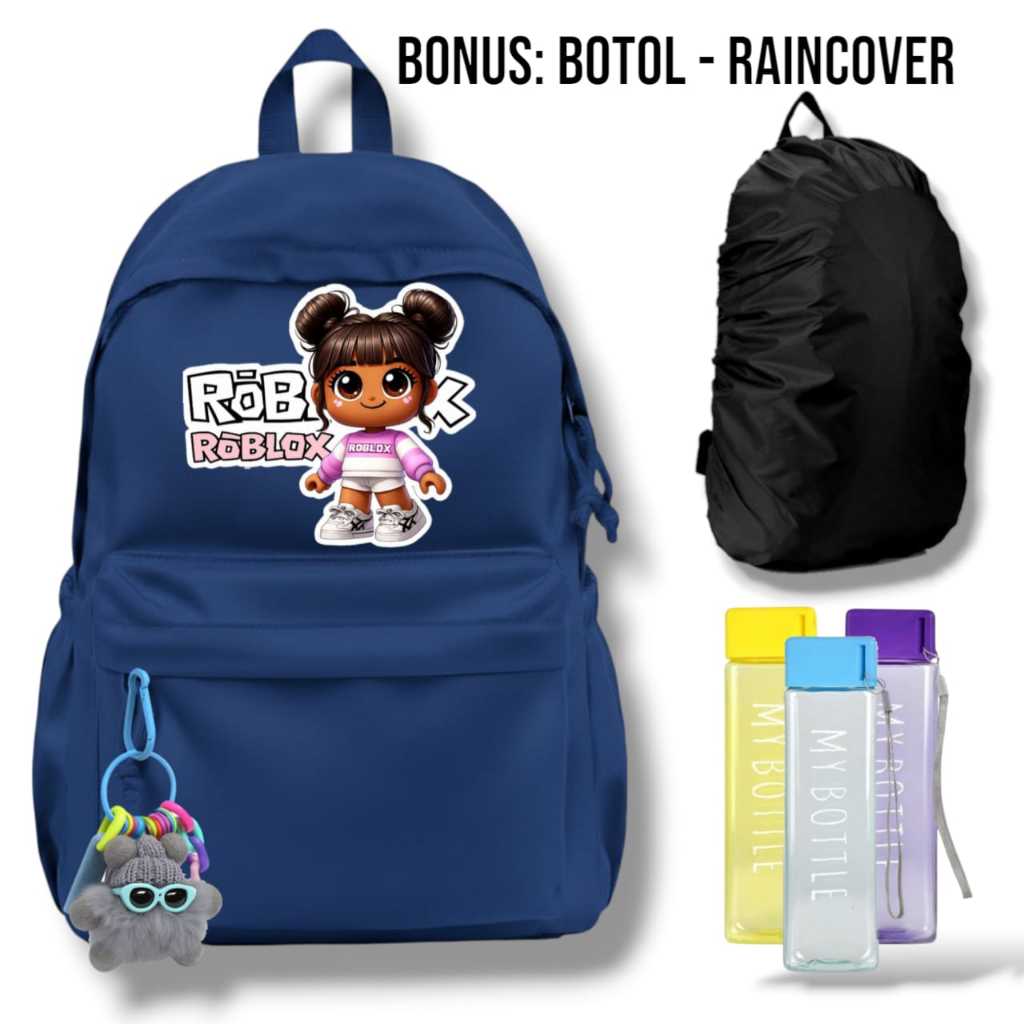 tas anak roblox  -  tas ransel sekolah anak  backpack anak karakter  -  tas roblox lucu  tas sekolah