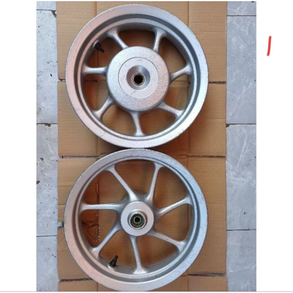 velg pelek 1 set Honda Scoopy ring 12/ second original copotan