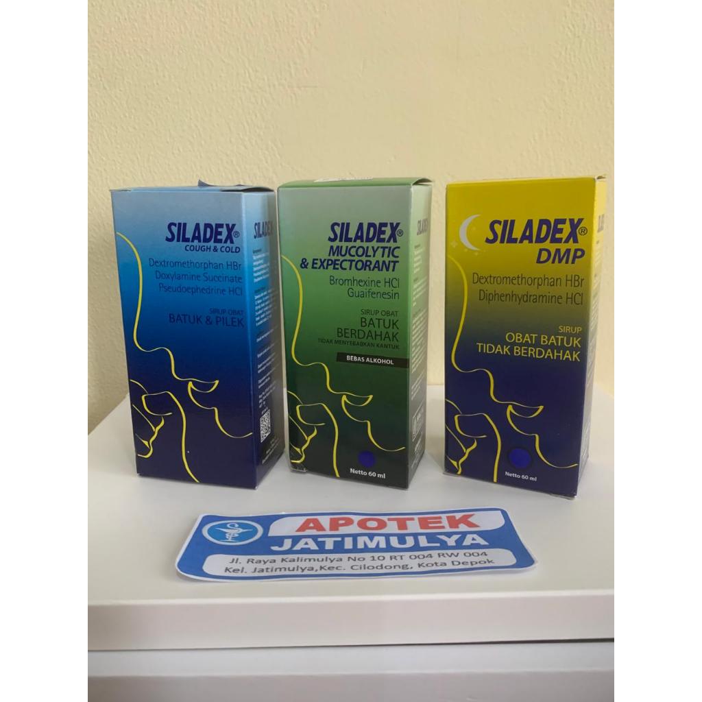 Siladex Obat Batuk 60 mL / siladex batuk kering / dahak / flu / pilek