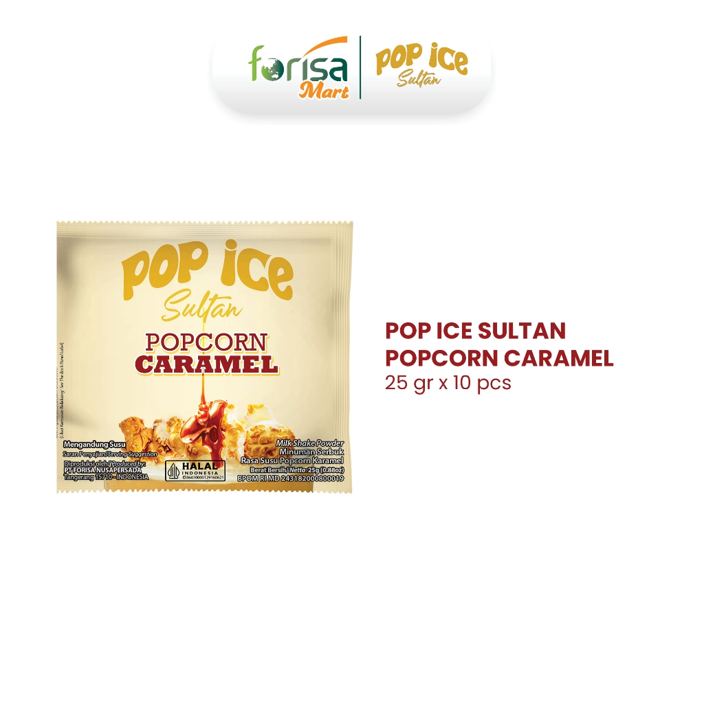 Pop Ice Sultan Popcorn Caramel