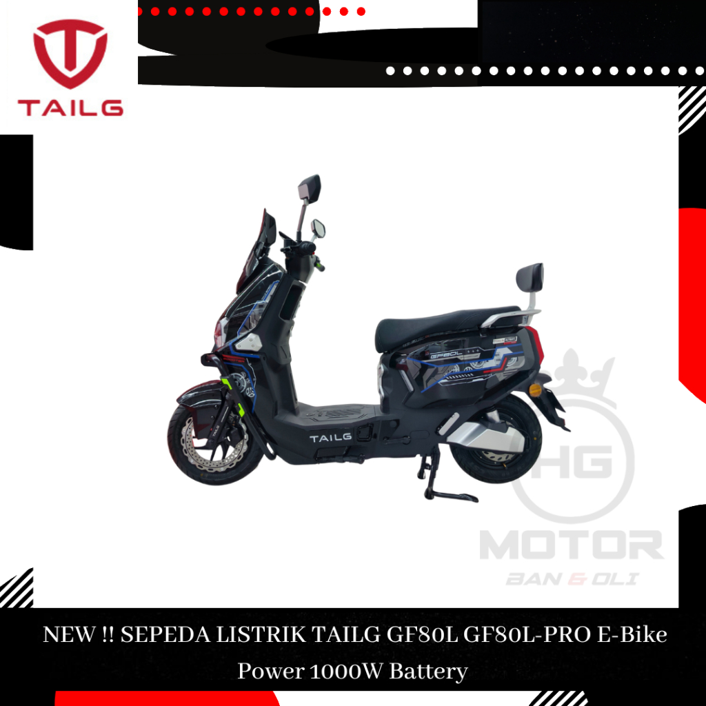 NEW  SEPEDA LISTRIK TAILG GF80L GF80L-PRO E-Bike Power 1000W Battery Lithium Garansi Resmi
