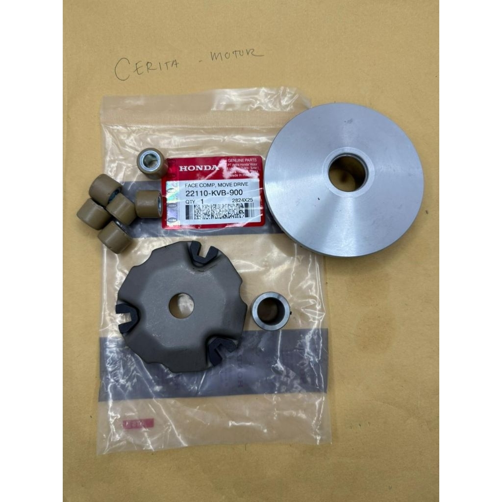RUMAH ROLLER ROLER LULER LULLER  LOLER LOLLER SET ASSY KOMPLIT KVB VARIO 110 LAMA KARBU