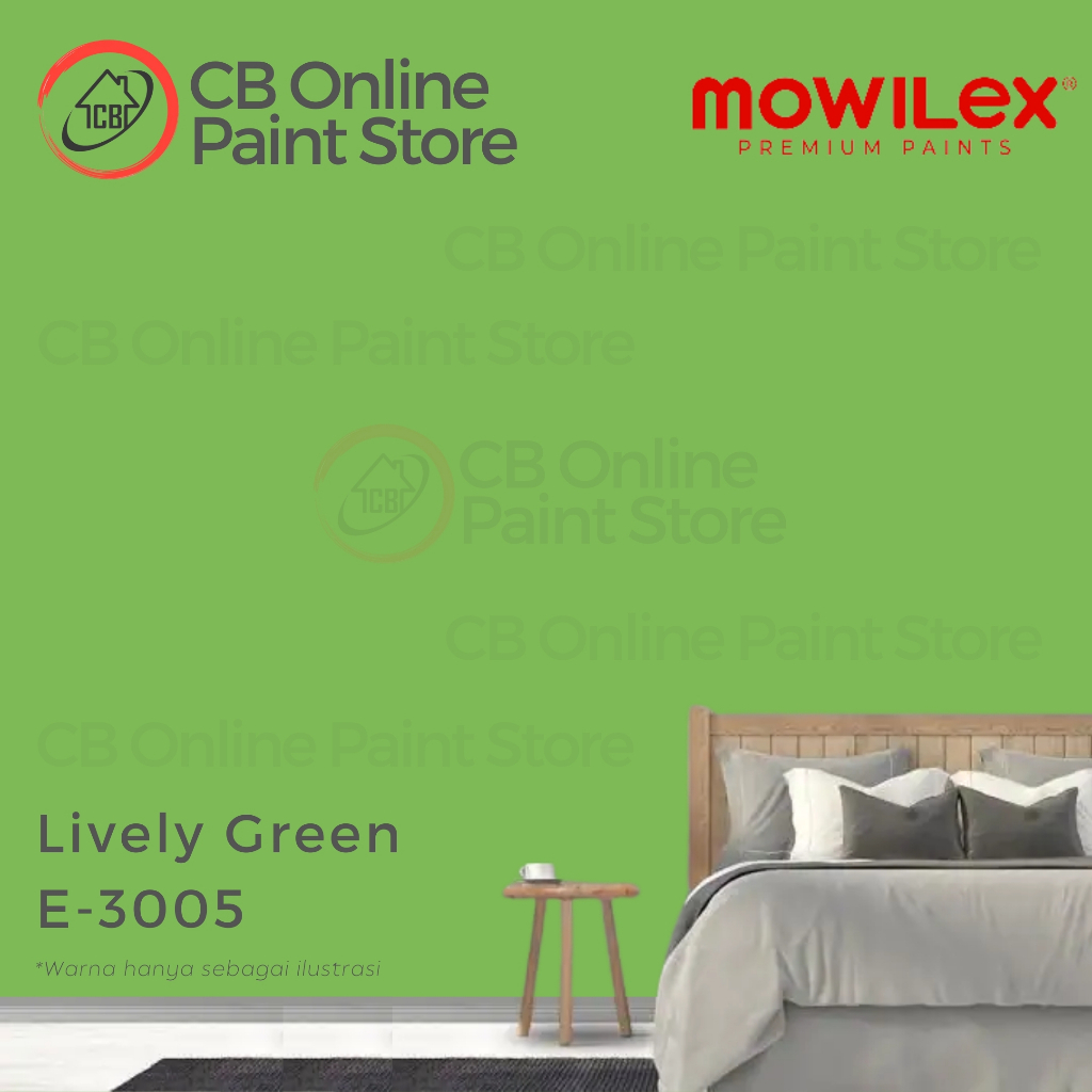 CAT TEMBOK MOWILEX - LIVELY GREEN E-3005 - GALON