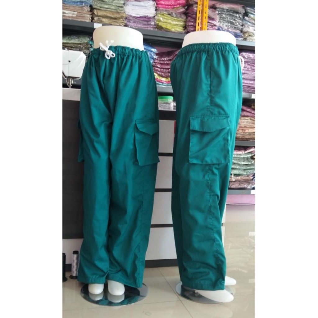 Bawahan Baju Jaga Perawat Cargo/Celana OK Cargo/Celana Scrub Cargo