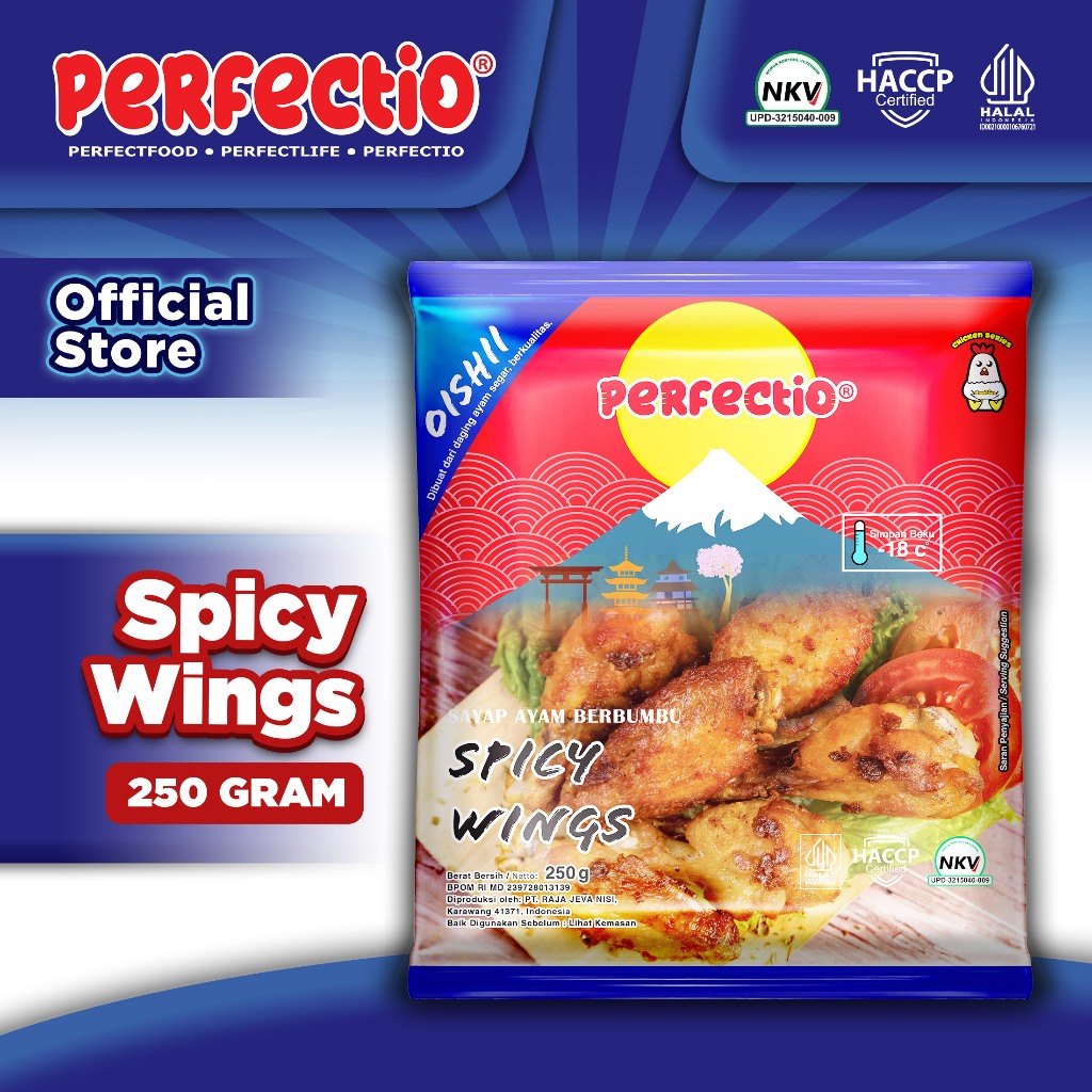 Perfectio Spicy Wings 250gr