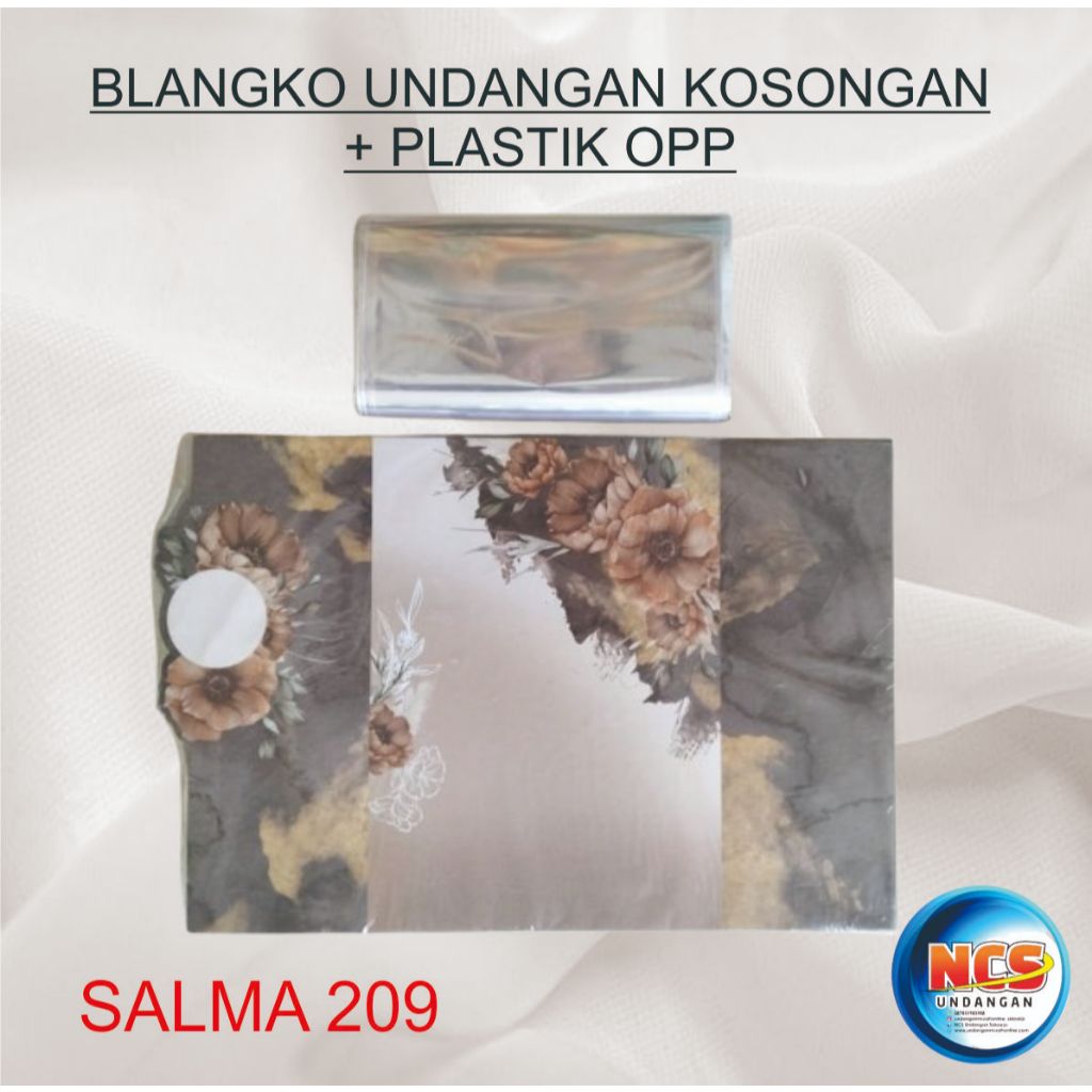 SALMA 209 BLANGKO UNDANGAN PERNIKAHAN MURAH KODE SALMA209 + PLASTIK OPP