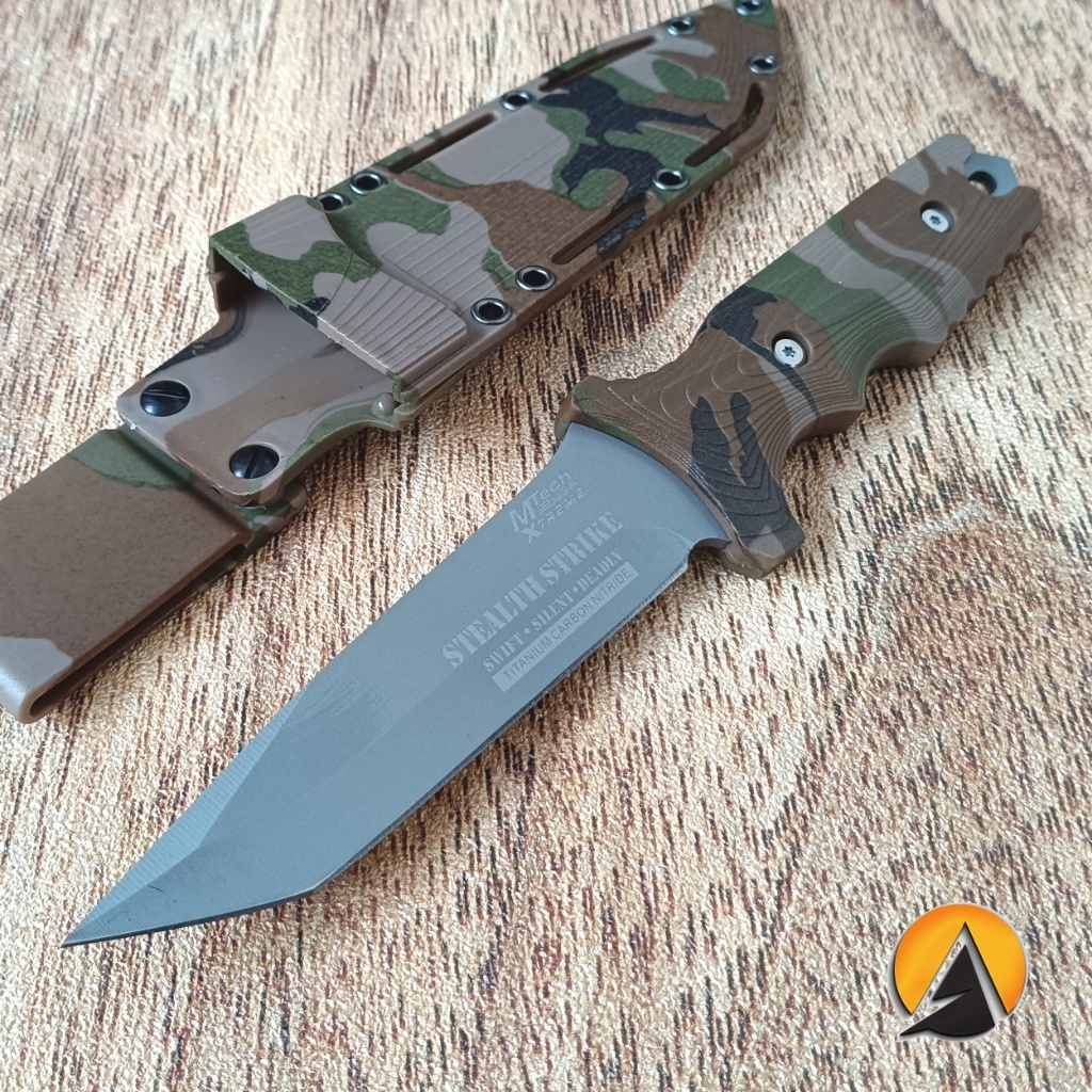 Pisau Camping Survival Outdoor Tanto Extreme Loreng P1496