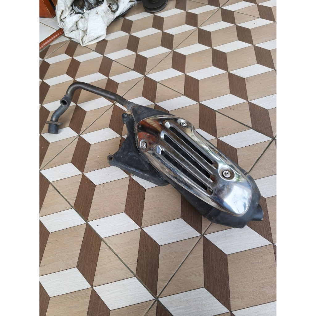 knalpot kenalpot ori standar vespa matic Primavera iget sprint pnp lx s original asli second mulus
