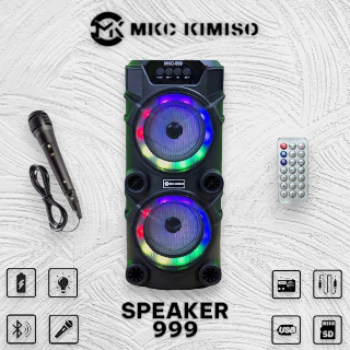 Speaker MKC 999 Bluetooth 6.5 Inch Free Mic Karaoke