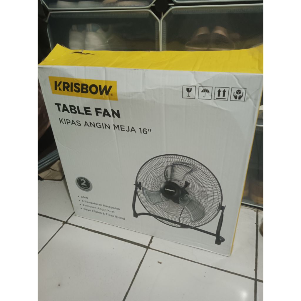 Kipas angin Duduk/ Kipas angin meja krisbow 16 inch