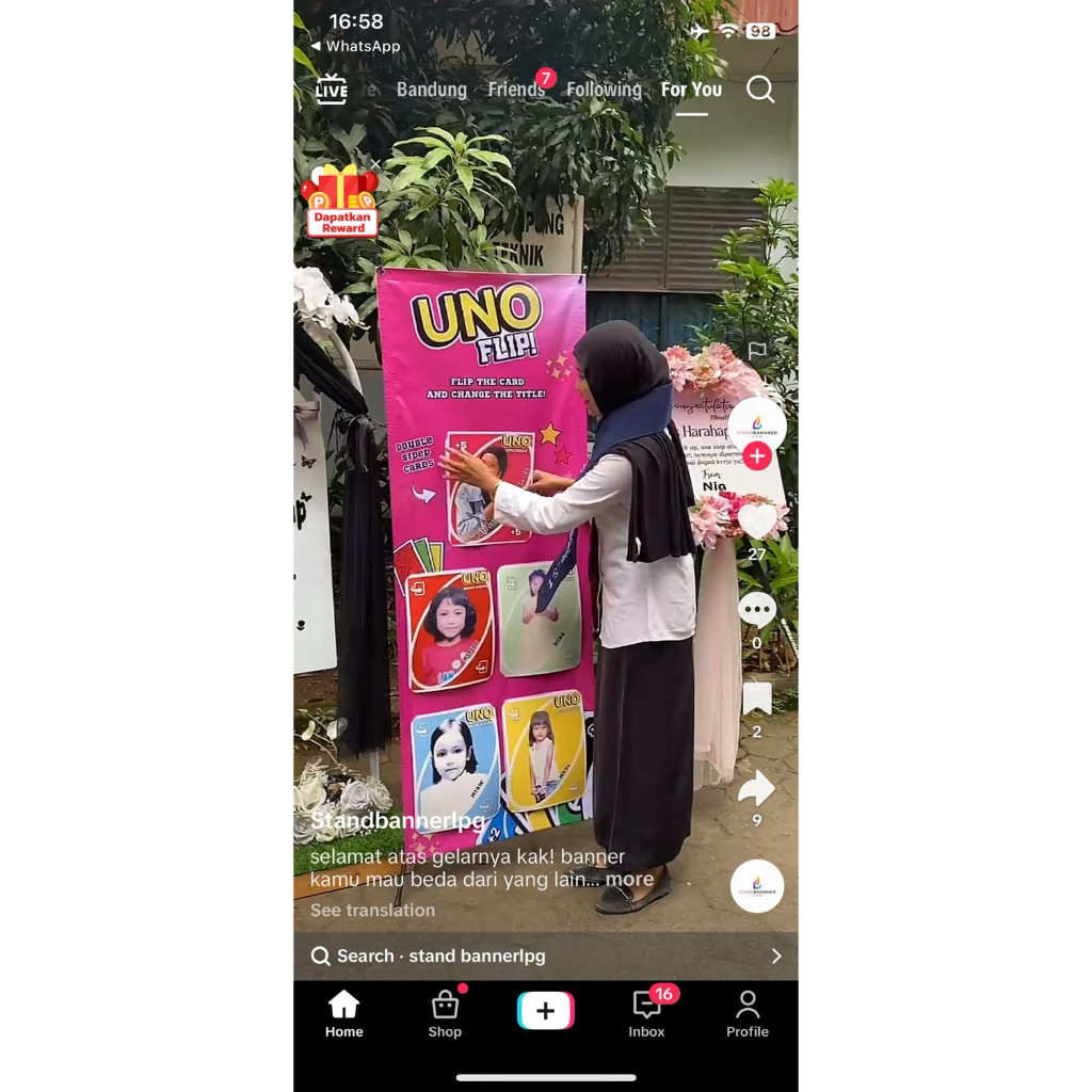 BANNER FLIP UNO SIDANG SKRIPSI