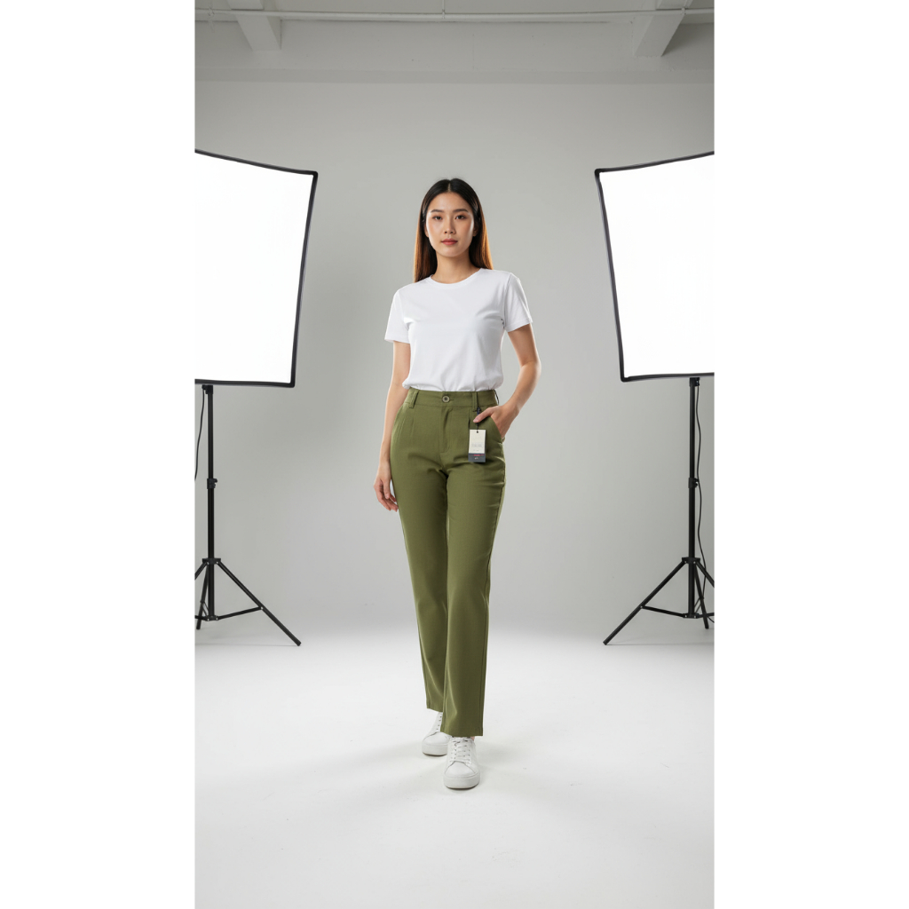 Baggy Pants / Begi Pants / Celana Pensil Wanita