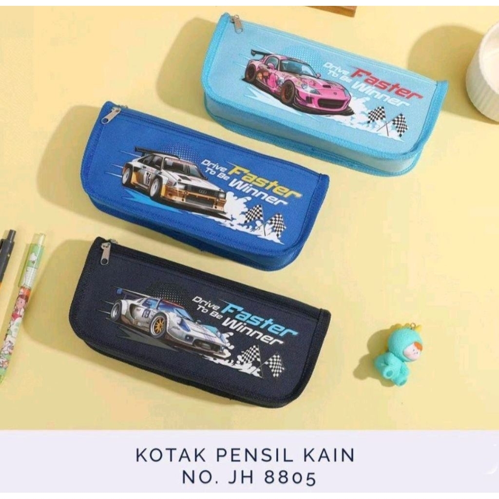 KOTAK PENSIL, KOTAK PENSIL KAIN, KOTAK PENSIL KARAKTER, KOTAK PENSIL LUCU, KOTAK PENSIL KEKINIAN, KO